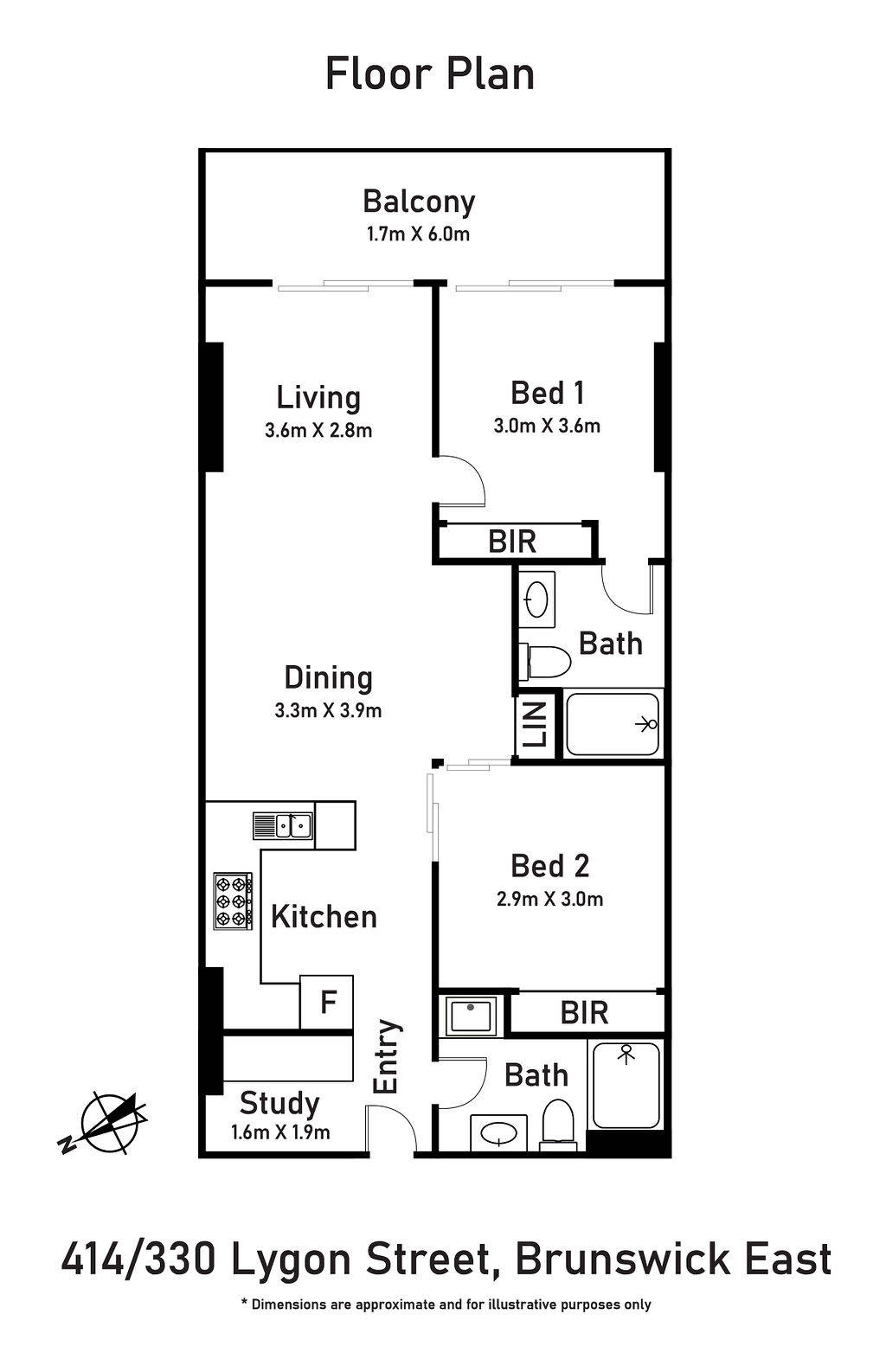 414/330 Lygon Street, Brunswick East, VIC 3057 - Thumbnail 1 - 21/02/2024