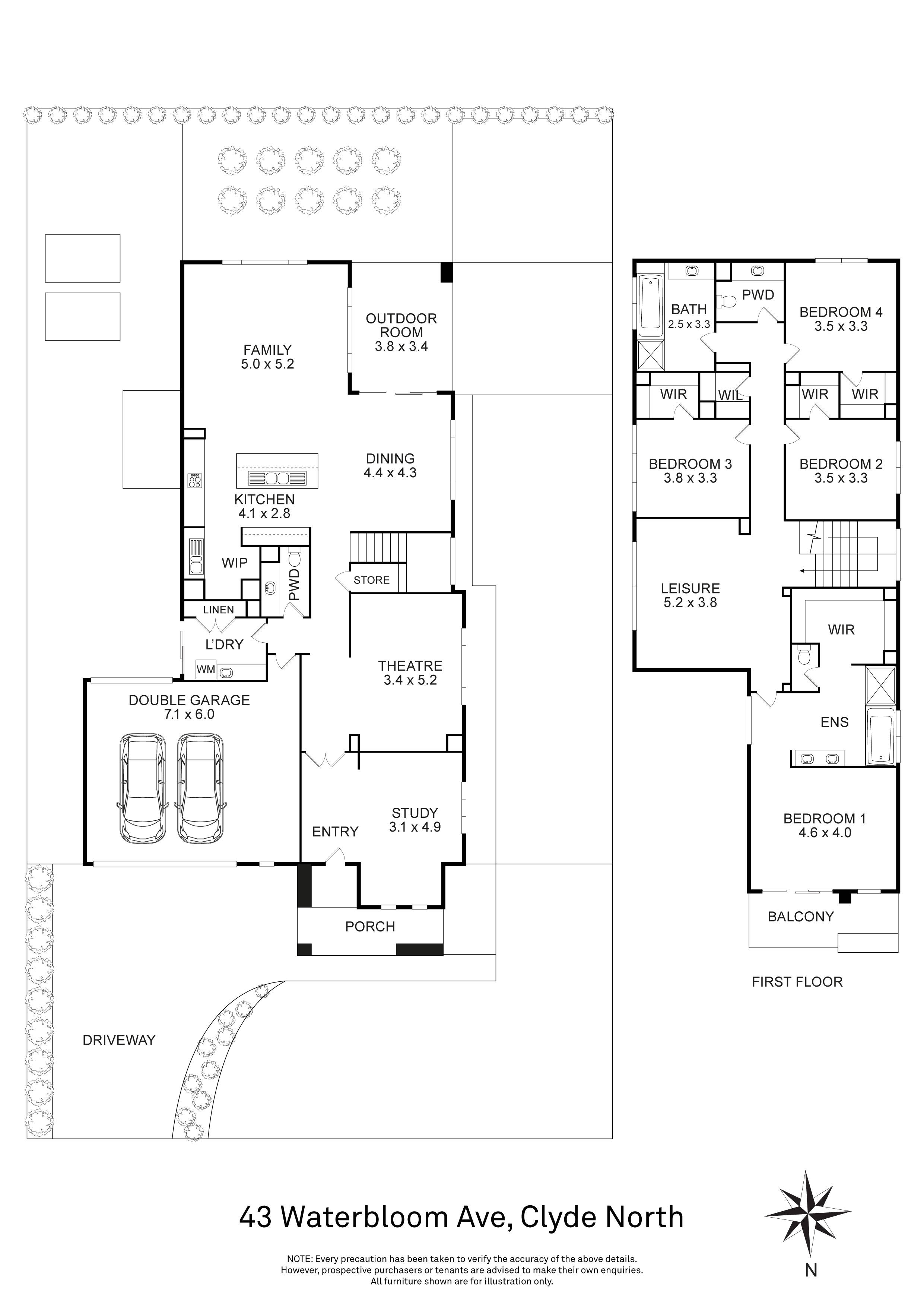 43 Waterbloom Avenue, Clyde North, VIC 3978 - Thumbnail 1 - 15/04/2024