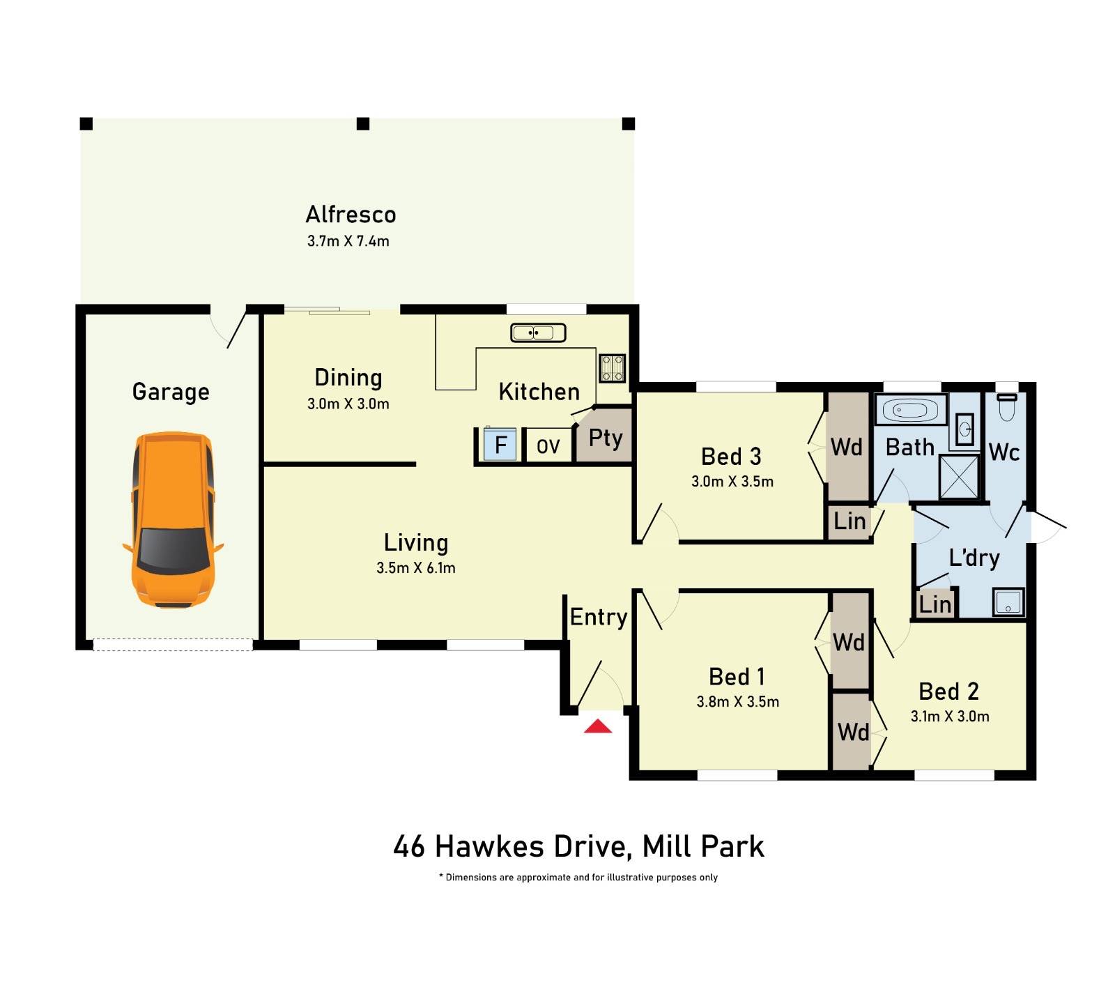 46 Hawkes Drive, Mill Park, VIC 3082 - Thumbnail 1 - 05/02/2025