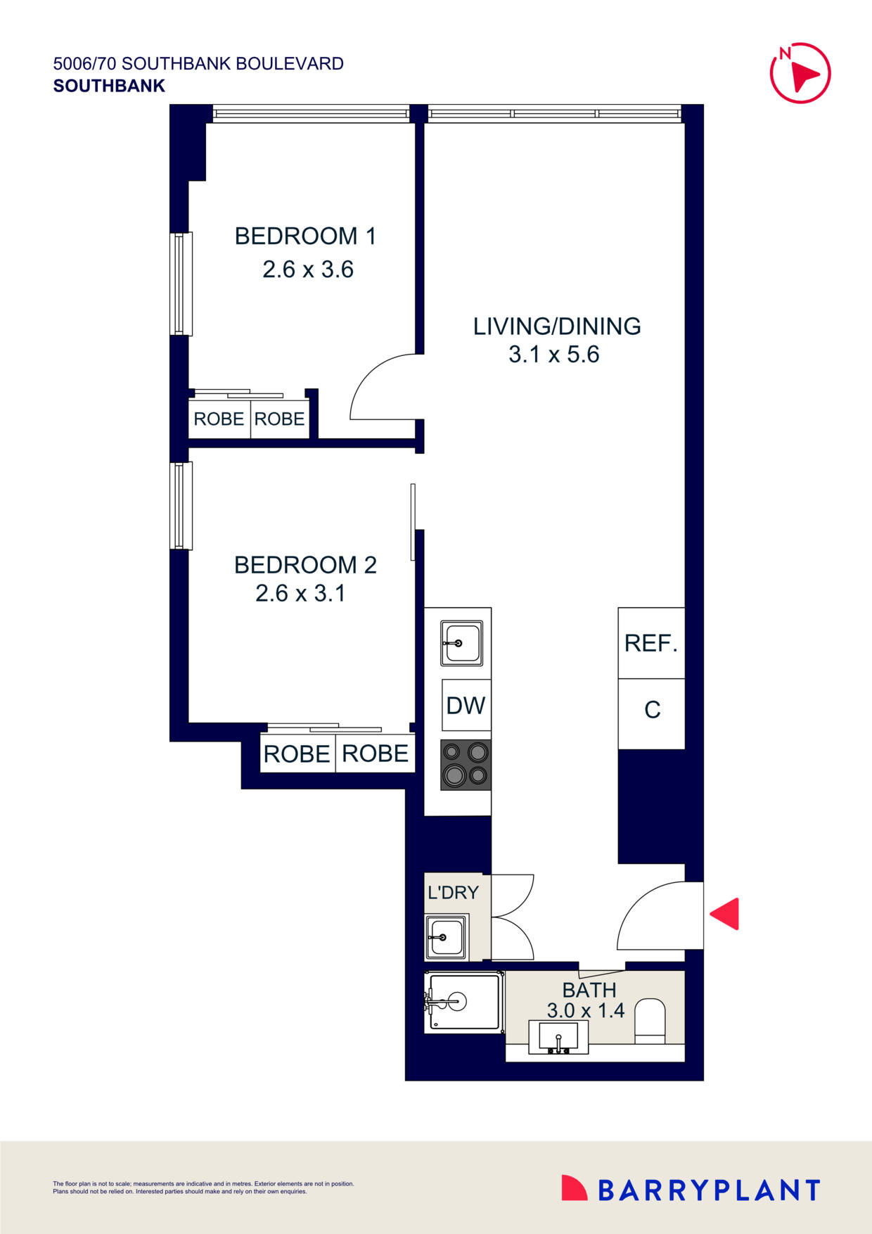 5006/70 Southbank Boulevard, Southbank, VIC 3006 - Thumbnail 1 - 24/03/2026