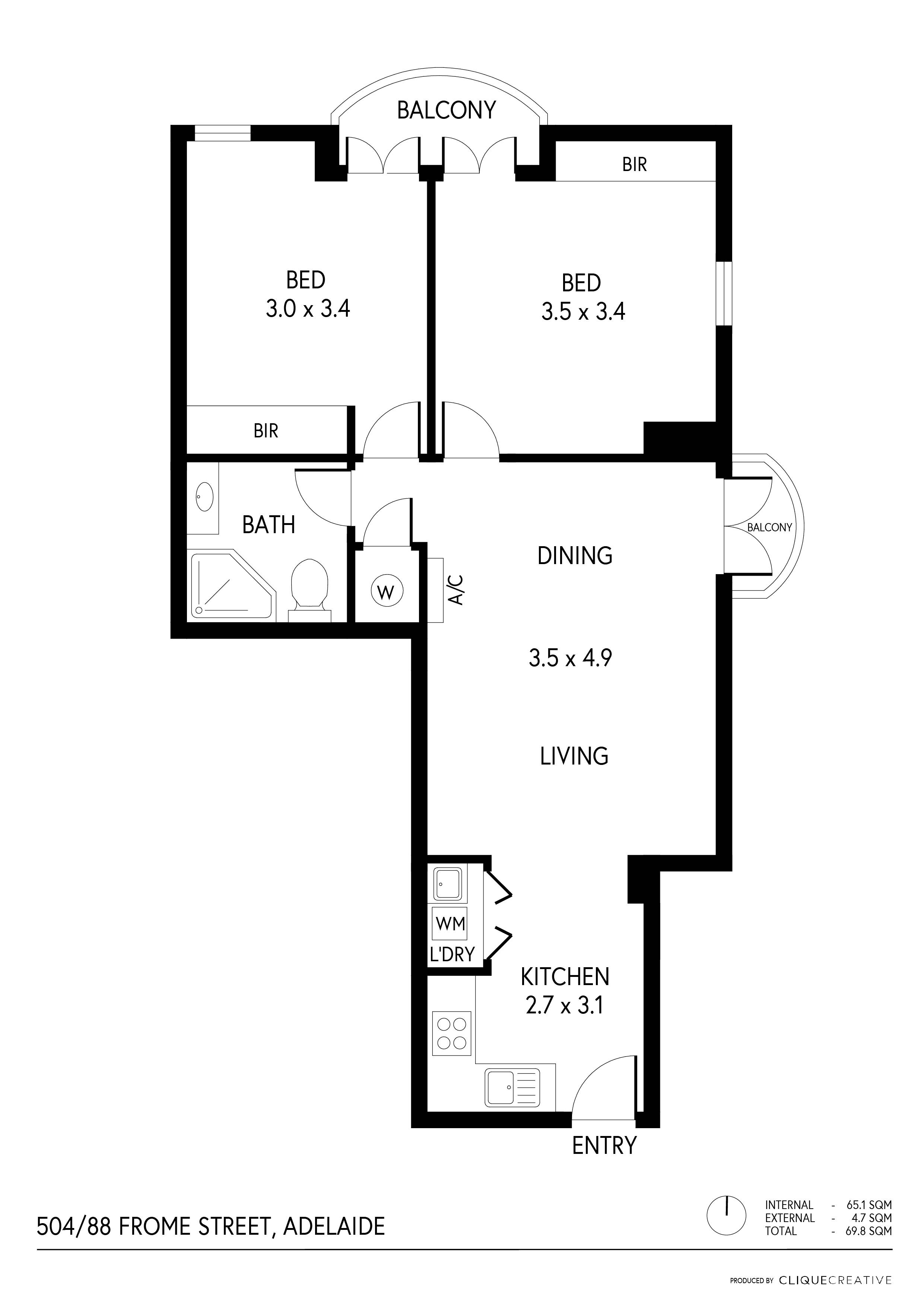 504/88 Frome Street, Adelaide, SA 5000 - Thumbnail 1 - 22/05/2024
