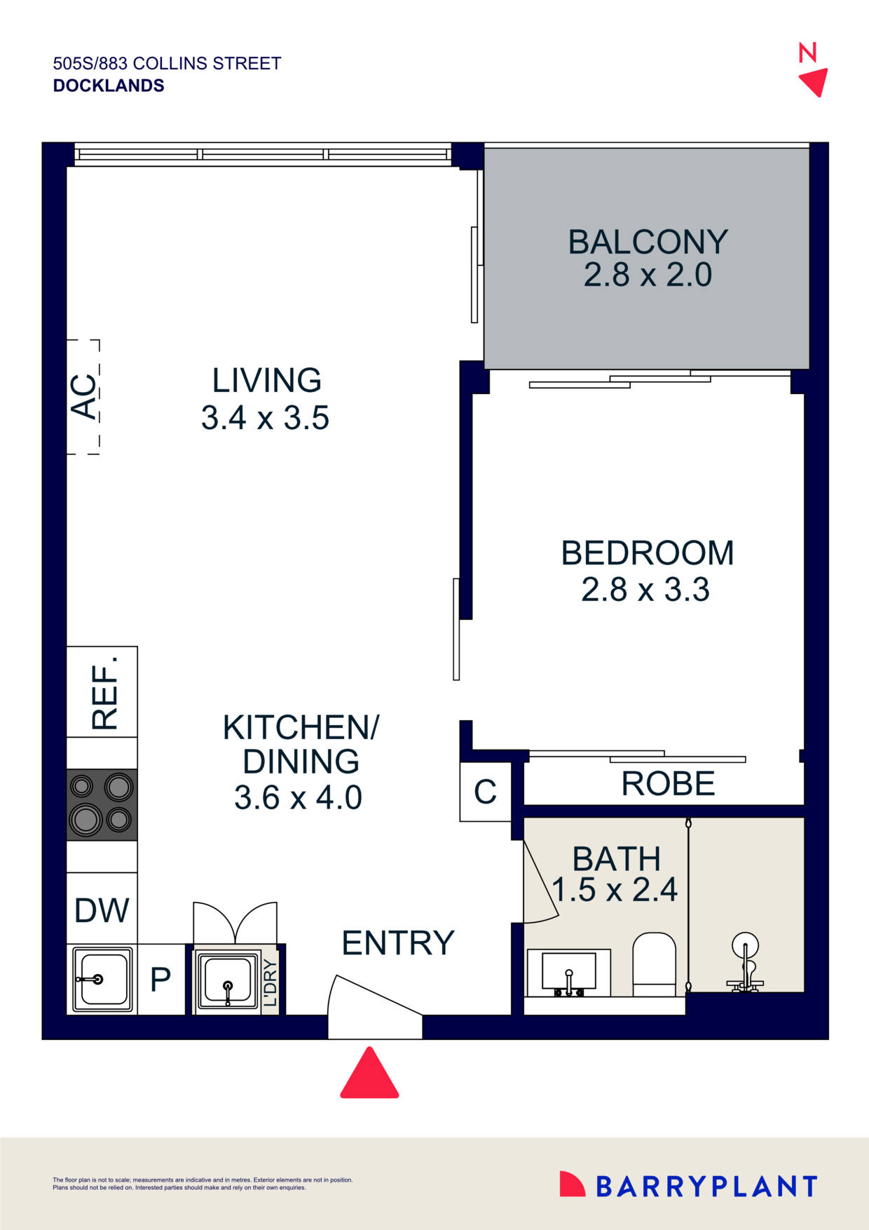 505S/883 Collins Street, Docklands, VIC 3008 - Thumbnail 1 - 10/06/2024