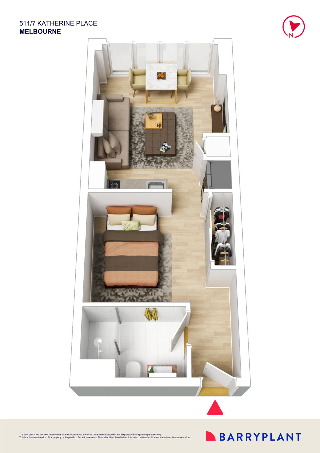 511/7 Katherine Place, Melbourne, VIC 3000 - Thumbnail 1 - 27/02/2025