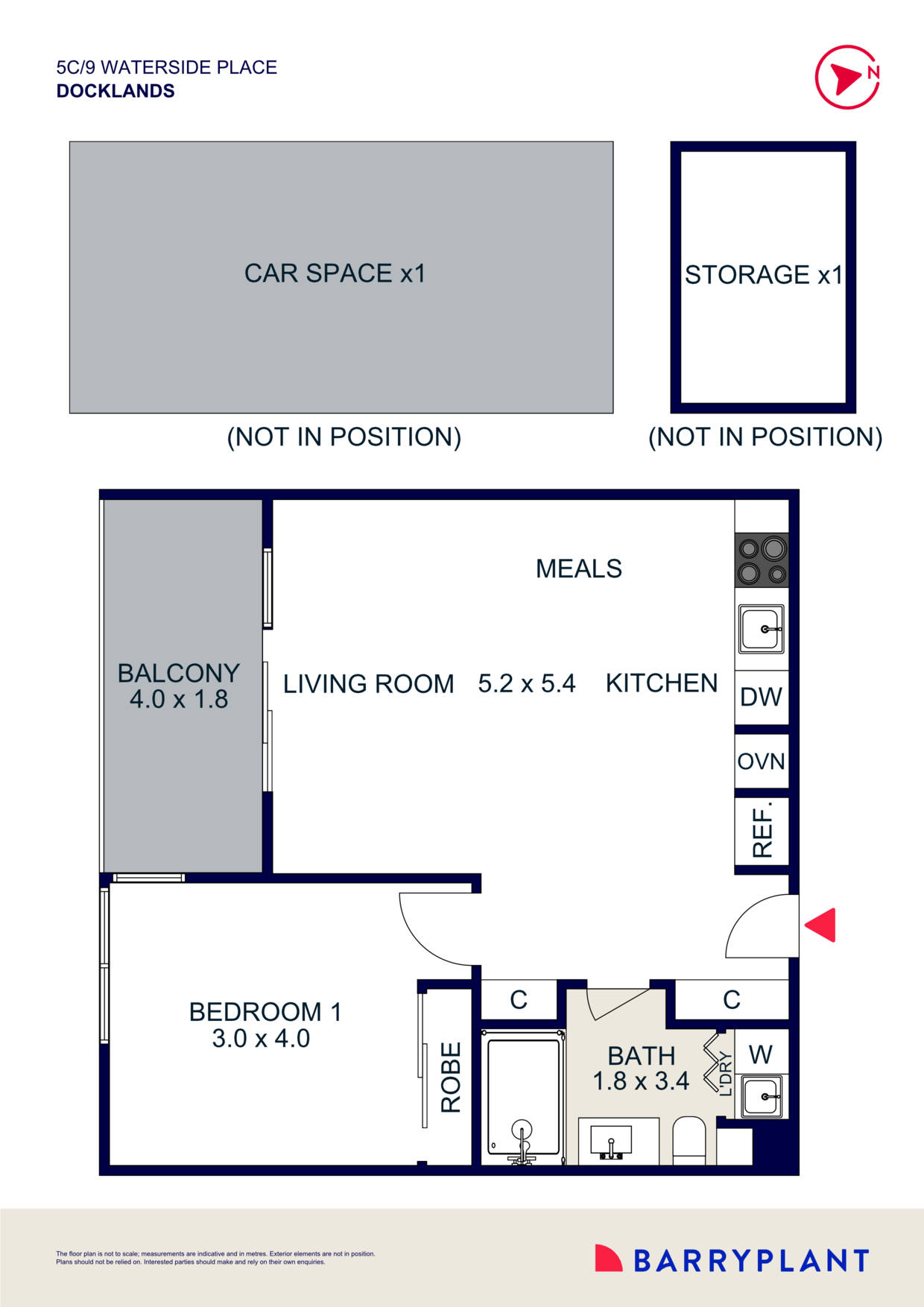 5C/9 Waterside Place, Docklands, VIC 3008 - Thumbnail 1 - 20/01/2026