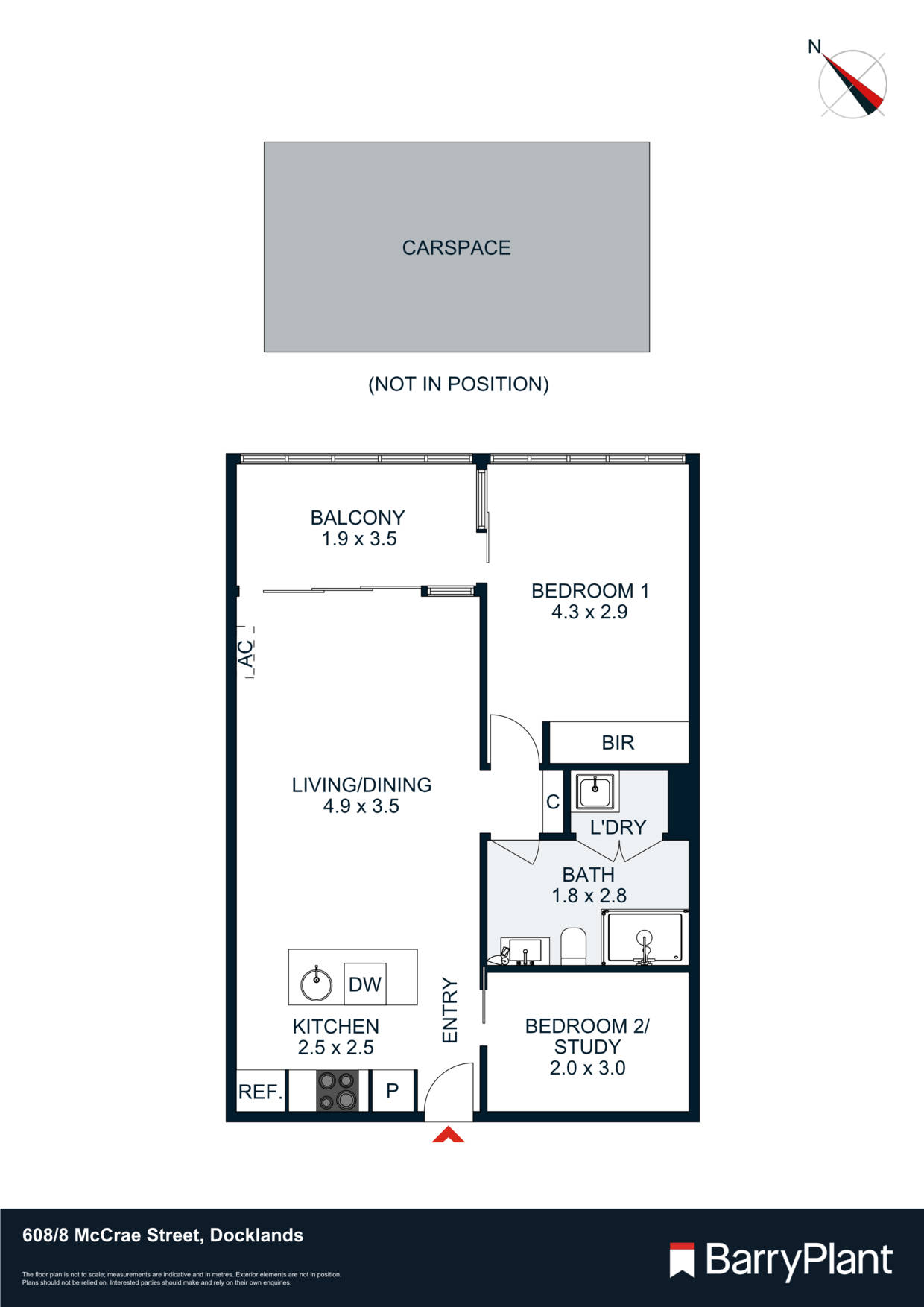 608/8 McCrae Street, Docklands, VIC 3008 - Thumbnail 1 - 29/05/2023