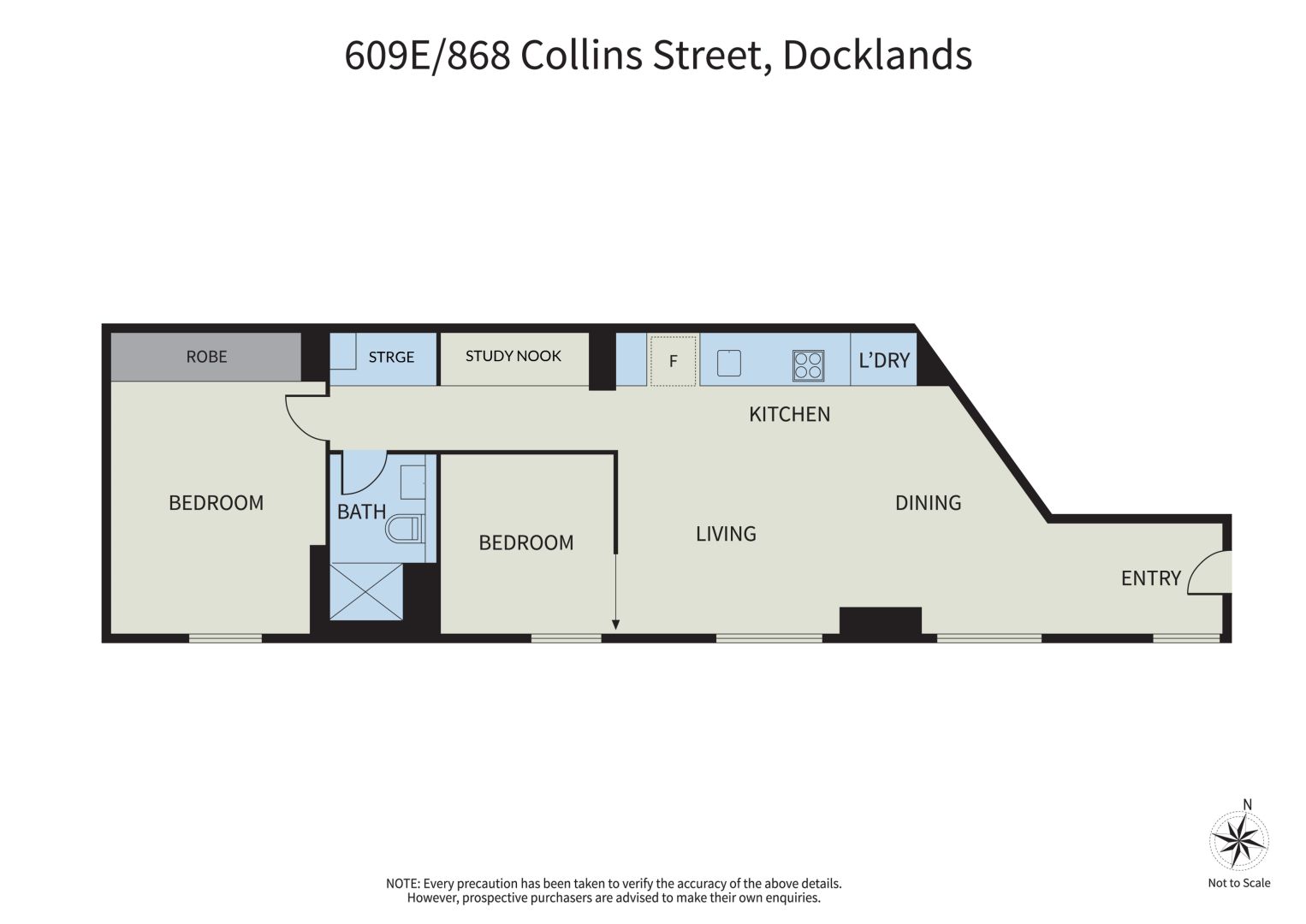 609e/868 Collins Street, Docklands, VIC 3008 - Thumbnail 1 - 20/10/2022