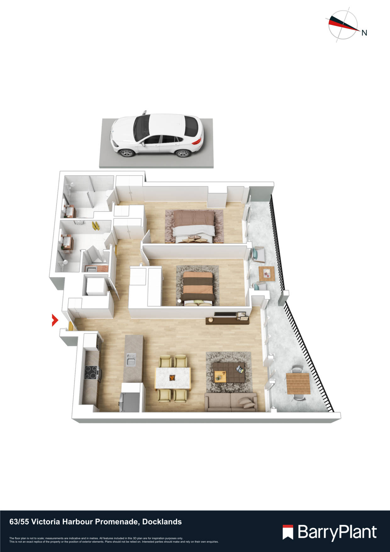 63/55 Victoria Harbour Promenade, Docklands, VIC 3008 - Thumbnail 1 - 17/02/2023