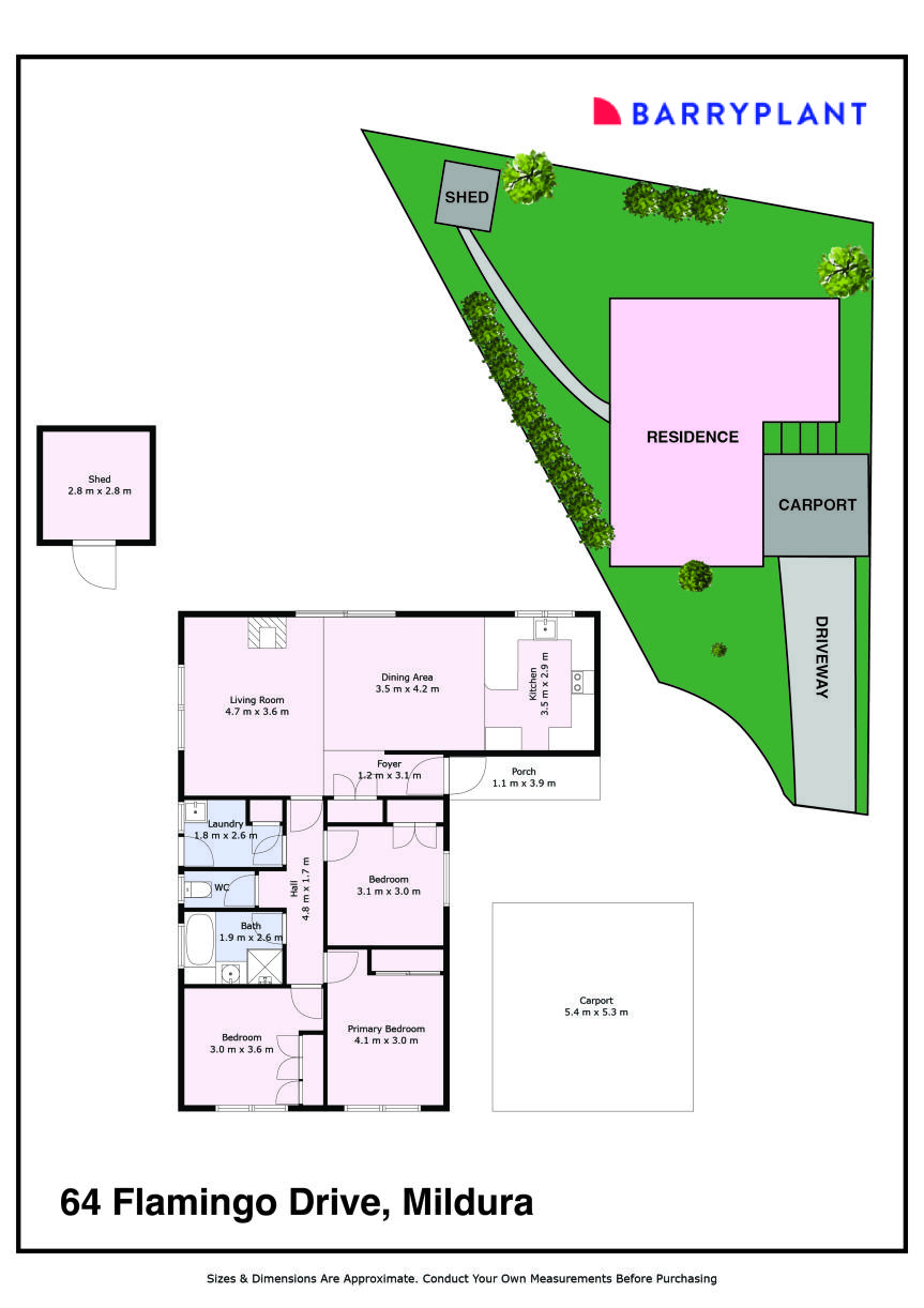 64 Flamingo Drive, Mildura, VIC 3500 - Thumbnail 1 - 13/05/2024