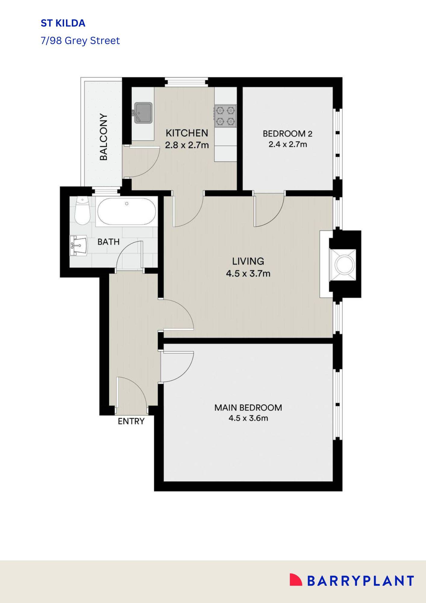 7/98 Grey Street, St Kilda, VIC 3182 - Thumbnail 1 - 04/09/2024