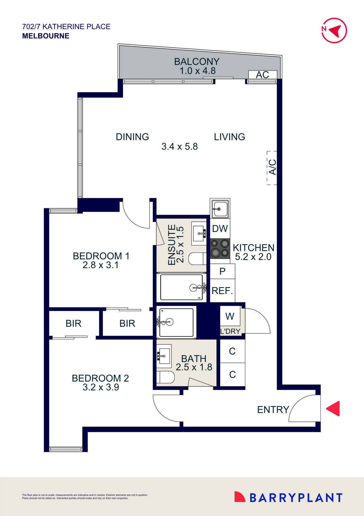 702/7 Katherine Place, Melbourne, VIC 3000 - Thumbnail 1 - 17/07/2025