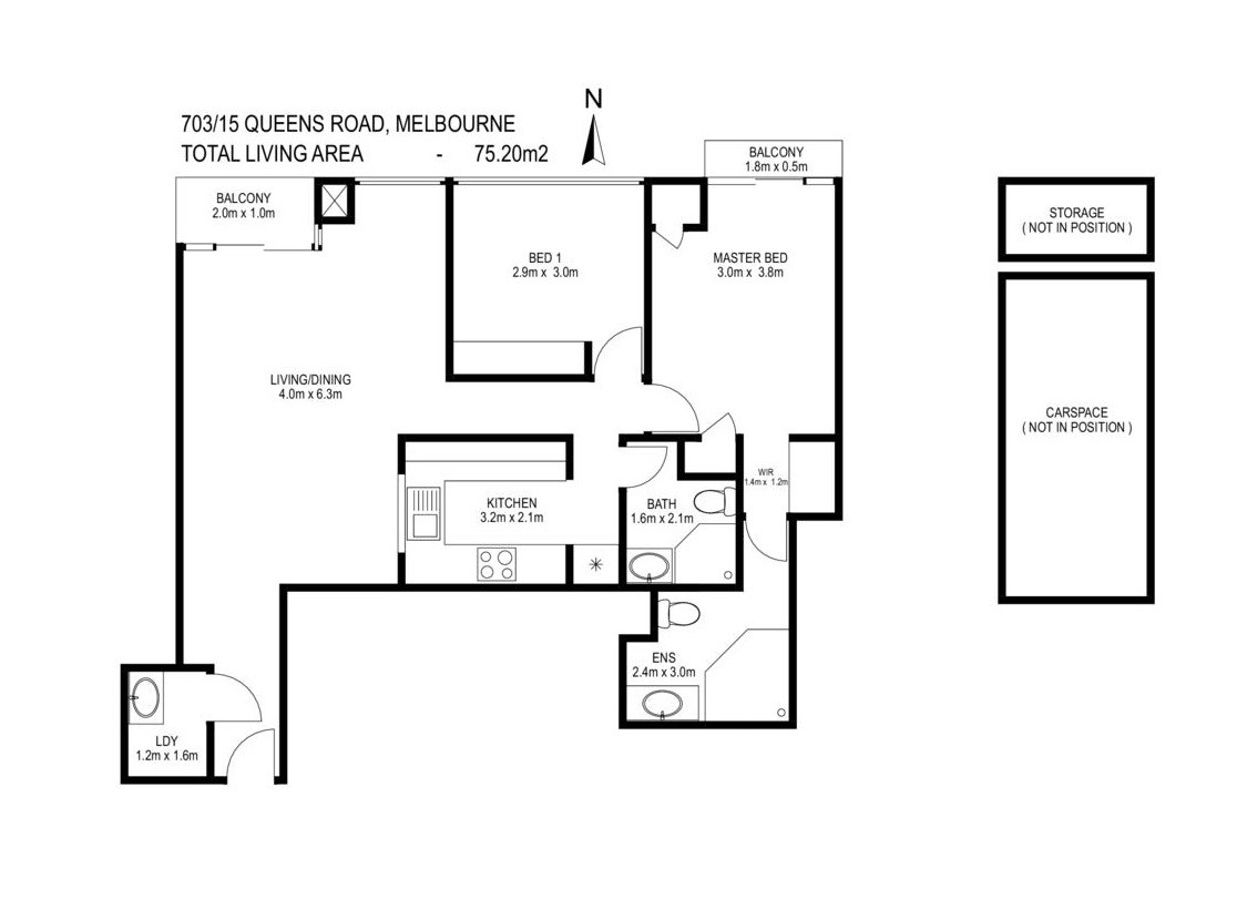 703/15 Queens Road, Melbourne, VIC 3004 - Thumbnail 1 - 22/11/2023