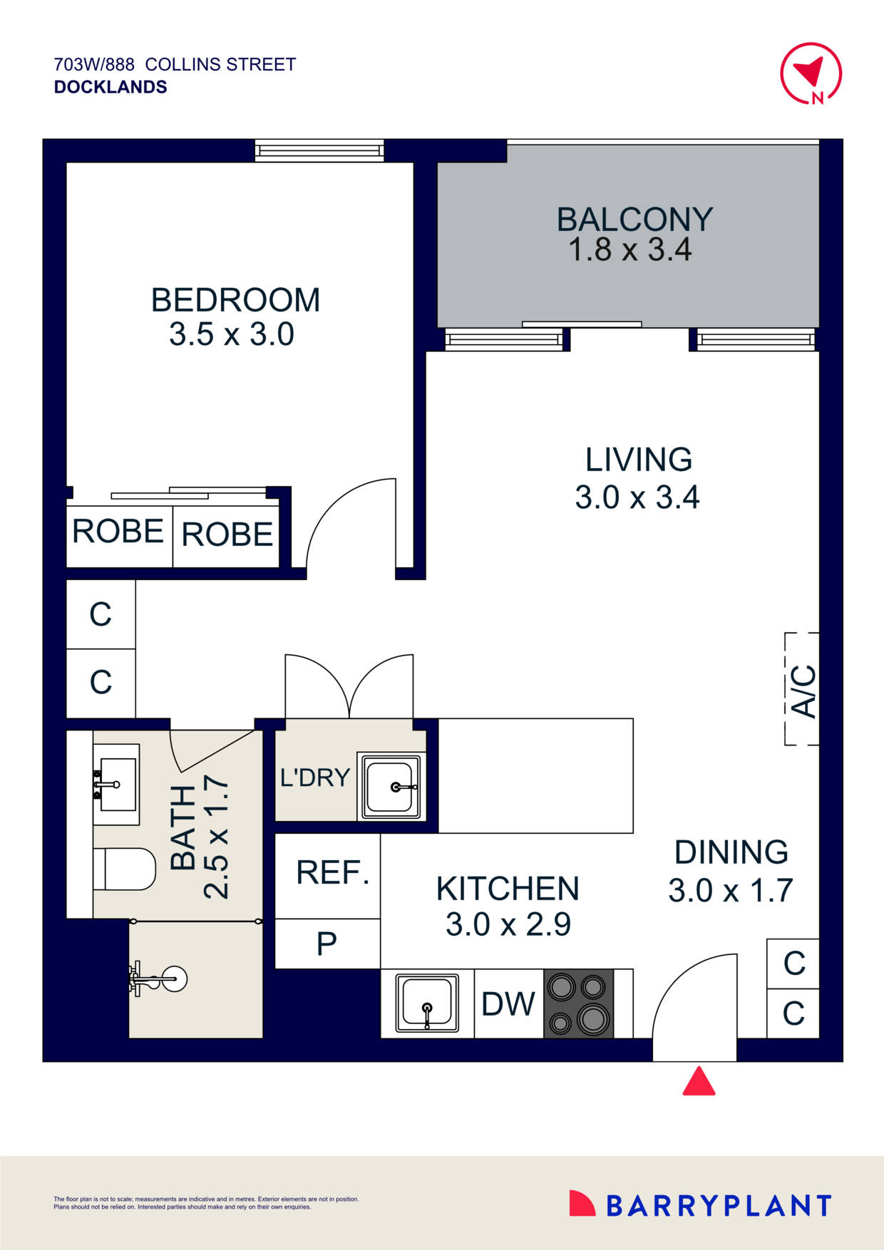 703W/888 Collins Street, Docklands, VIC 3008 - Thumbnail 1 - 06/05/2025