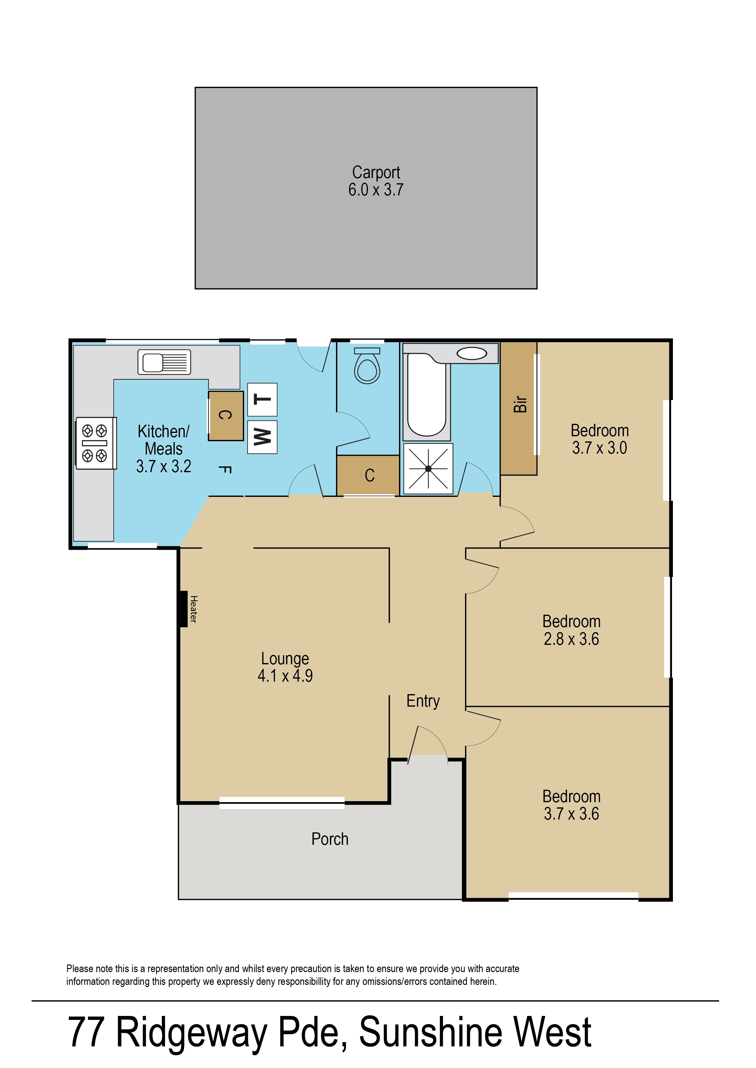 77 Ridgeway Parade, Sunshine West, VIC 3020 - Thumbnail 1 - 10/02/2023