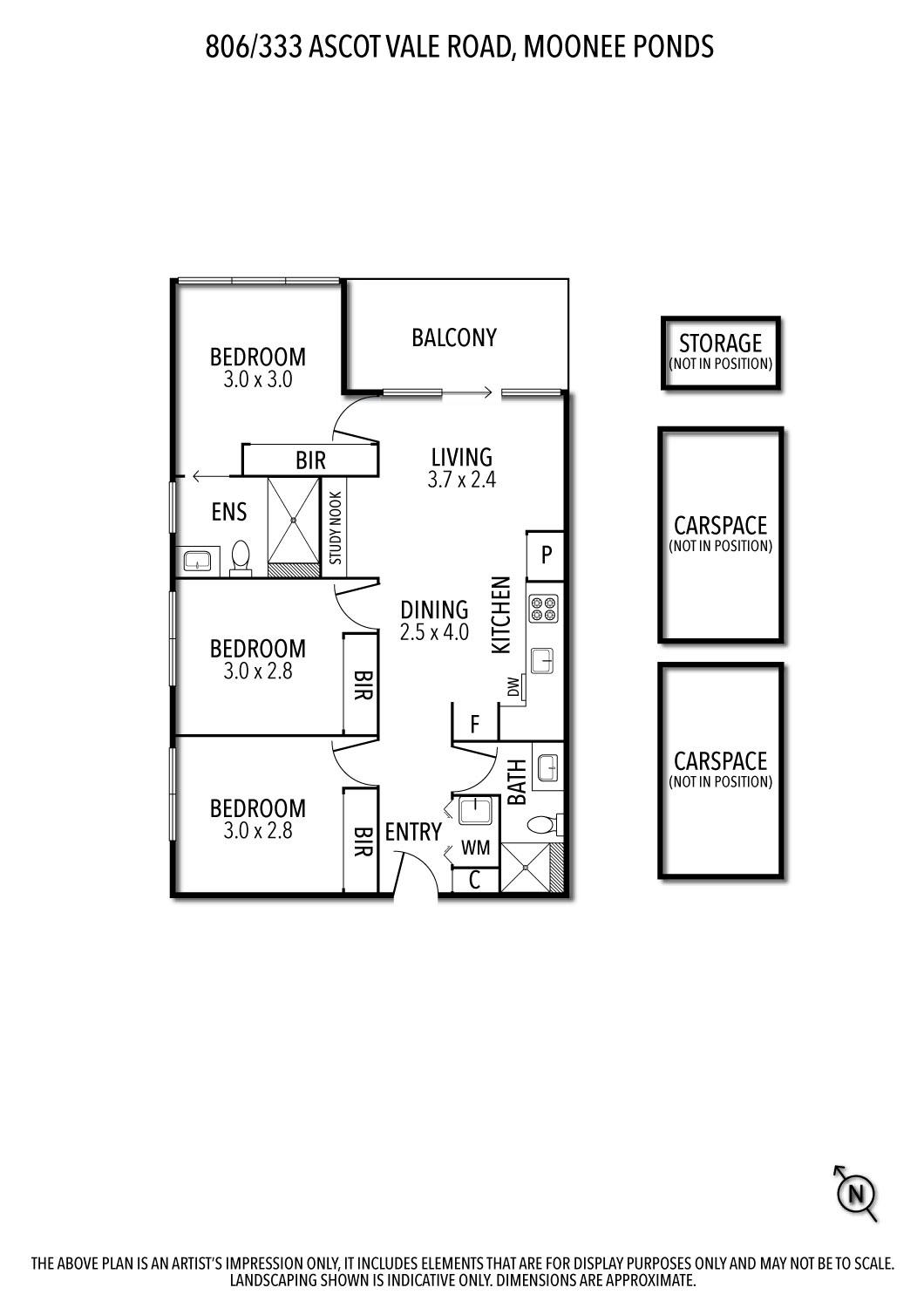 806/333 Ascot Vale Road, Moonee Ponds, VIC 3039 - Thumbnail 1 - 07/02/2024