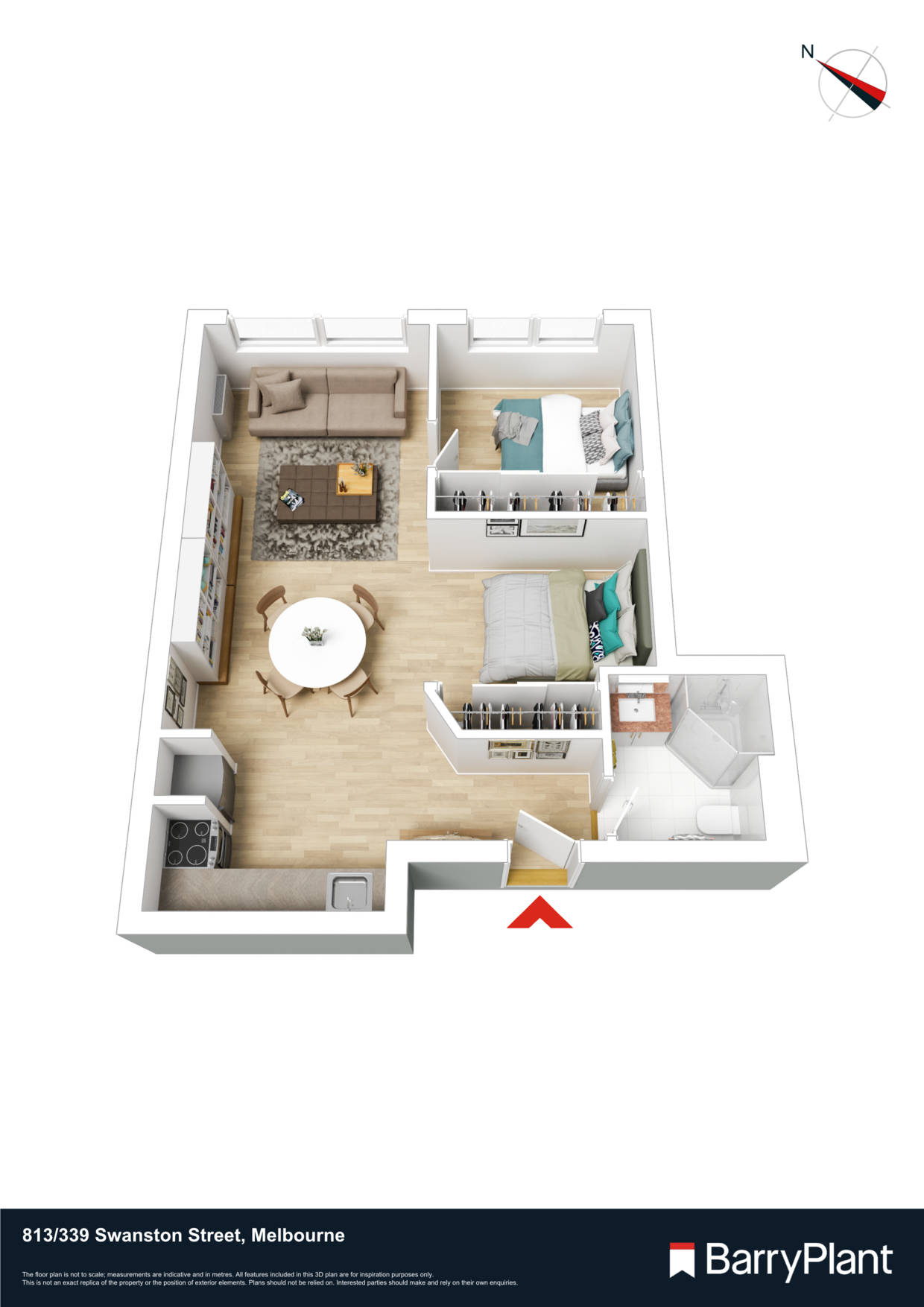813/339 Swanston Street, Melbourne, VIC 3000 - Thumbnail 1 - 13/02/2023