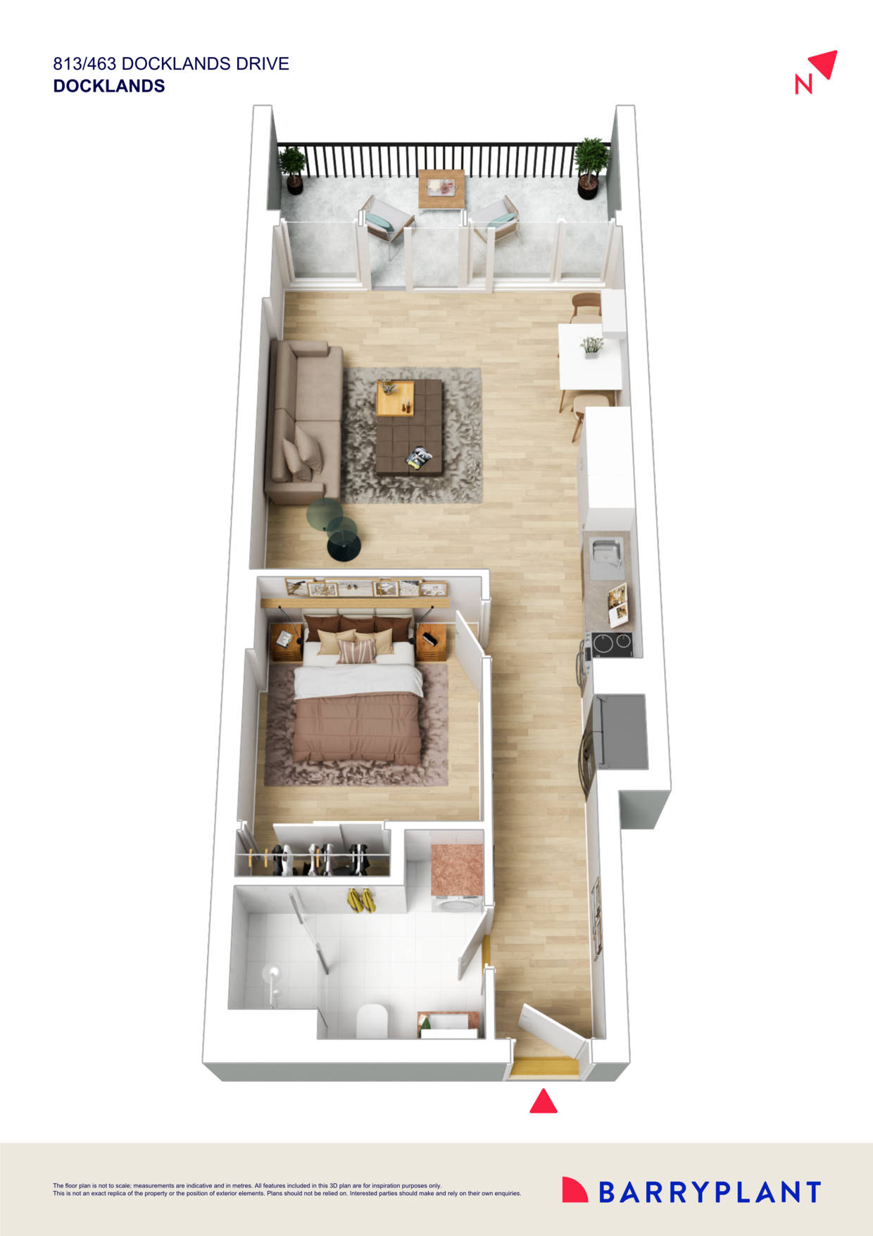 813/463 Docklands Drive, Docklands, VIC 3008 - Thumbnail 1 - 25/01/2024