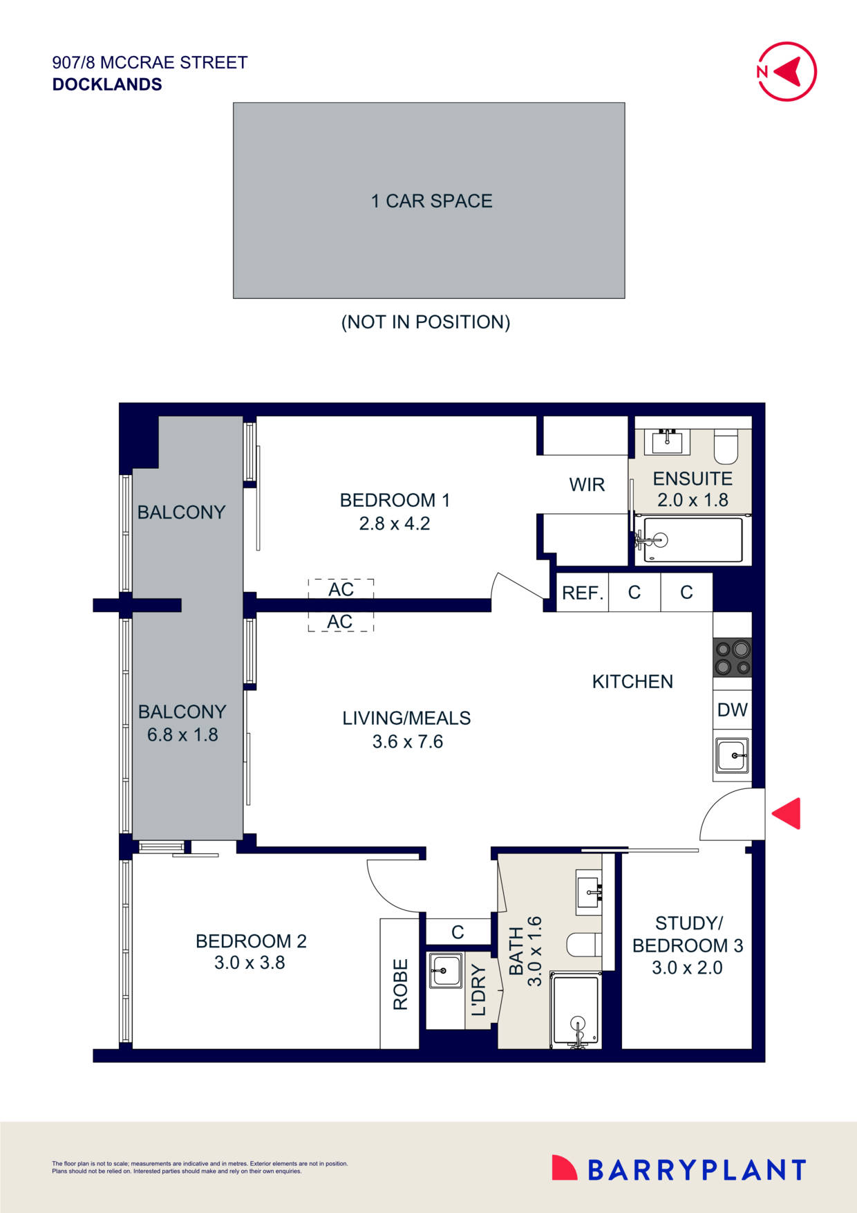 907/8 Mccrae Street, Docklands, VIC 3008 - Thumbnail 1 - 13/02/2025