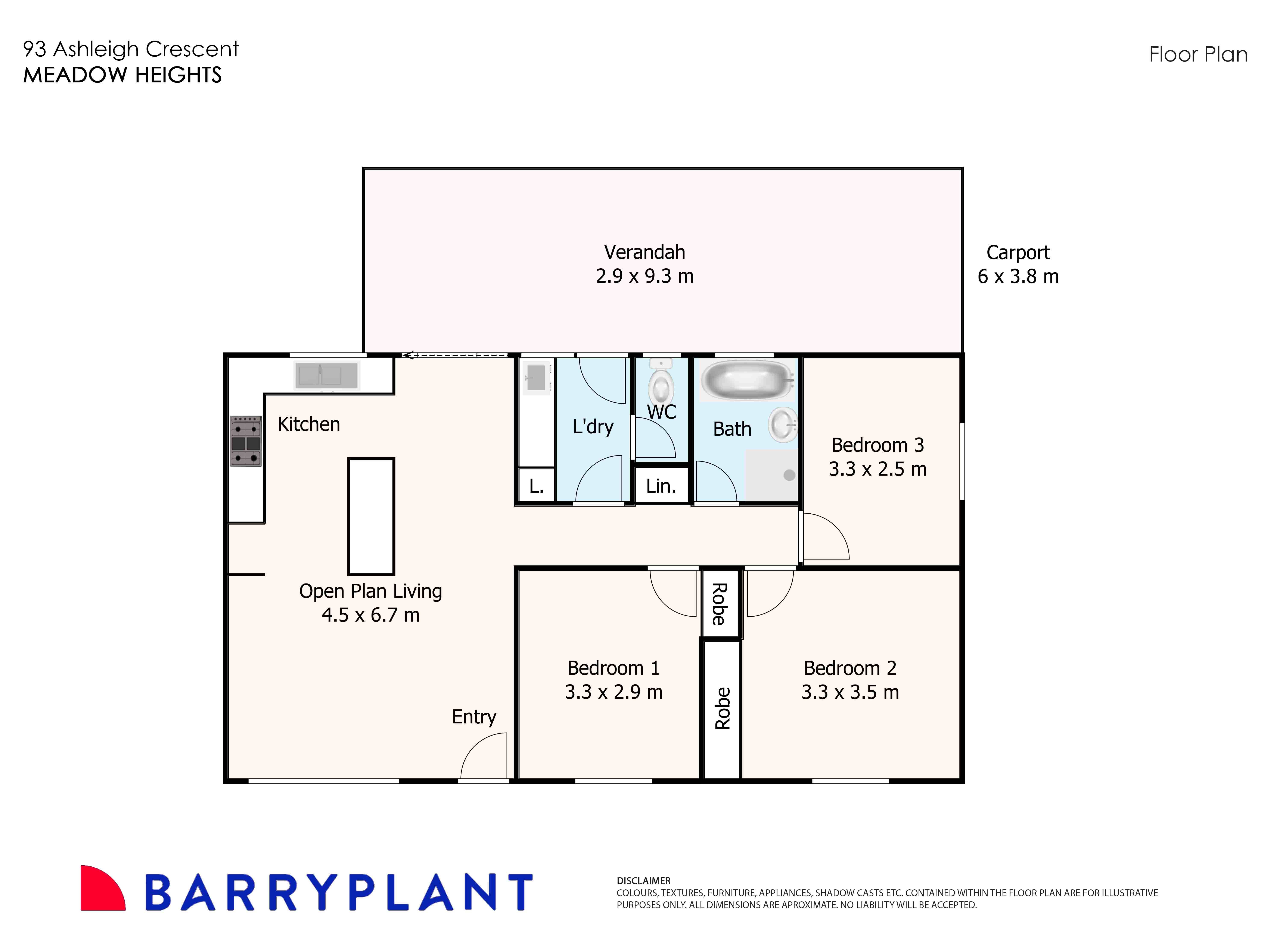 93 Ashleigh Crescent, Meadow Heights, VIC 3048 - Thumbnail 1 - 30/06/2025