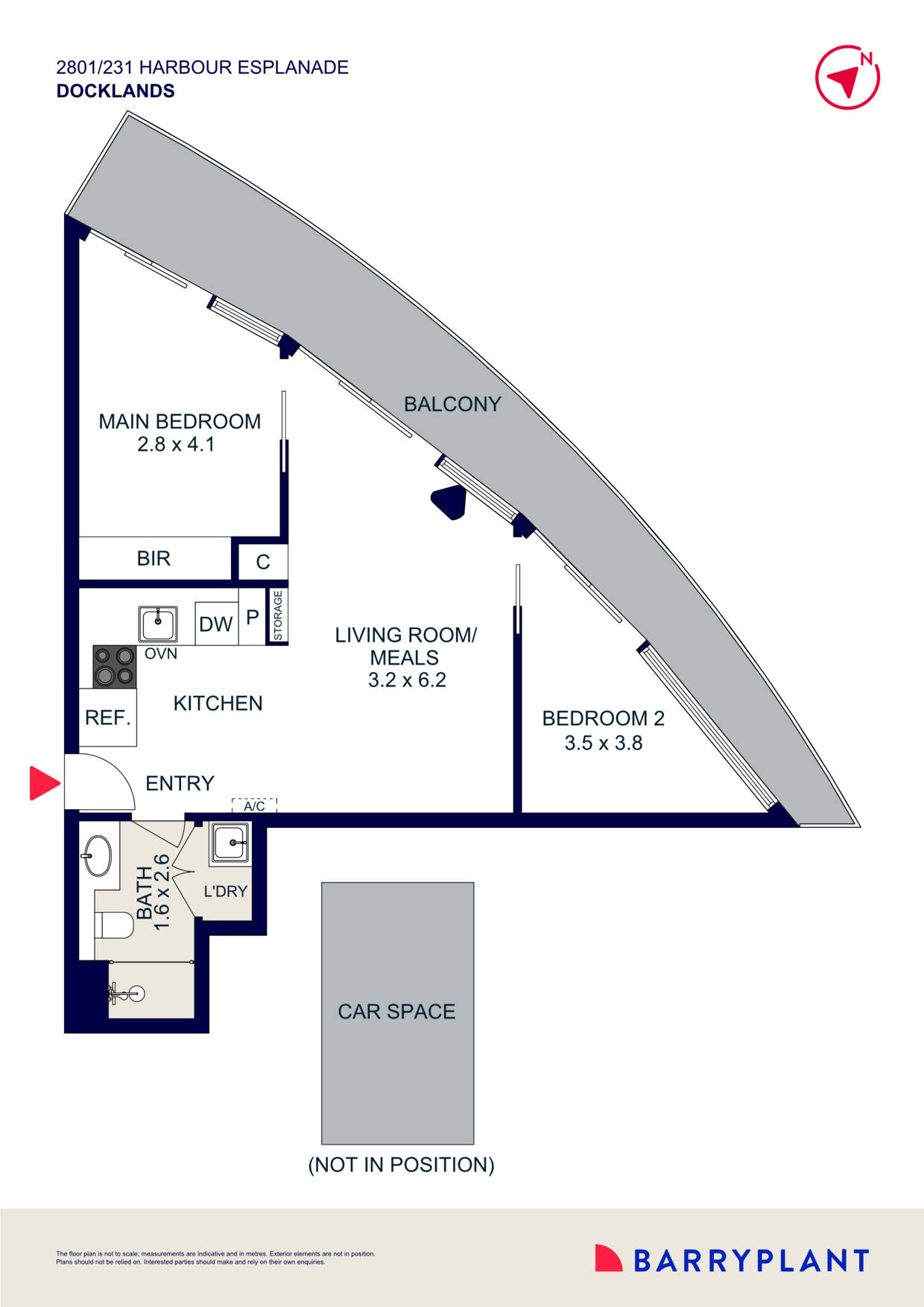 S2801/231 Harbour Esplanade, Docklands, VIC 3008 - Thumbnail 1 - 10/01/2025